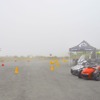 「BRP CAN-AM SPYDER メディア向け試乗会」会場となった箱根ターンパイク 大観山スカイラウンジ駐車場。