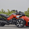 BRP CAN-AM SPYDER メディア向け試乗会にて、Can-Am Spyde F3。