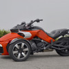 BRP CAN-AM SPYDER メディア向け試乗会にて、Can-Am Spyde F3。