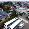 富士山ステーションホテル（旧富士吉田シティホテル）から富士吉田市を見下ろす