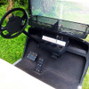 EZGO（米国、イージーゴー）製2人乗りカートなどの姿もあった