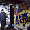 ペイントアーティストのLIVE。『HARLEY-DAVIDSON DARK CUSTOM PARTY』にて。