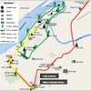 ルアンパバーン・E-Bus路線ルート