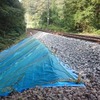 東武鉄道の日光線と鬼怒川線は9月18日中に全区間再開する見通しとなった。写真は鬼怒川線新高徳～小佐越間の復旧作業。