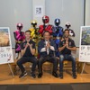 ダニエル・リカルドとダニール・クビアトが手裏剣戦隊ニンニンジャーと対面