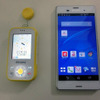 実際に利用したキッズケータイと保護者のスマートフォン