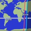 今回の皆既月食もしくは部分月食が見られるエリア。日本時間9月28日10時7分から部分月食、11時11分から皆既月食が始まる。皆既月食は約70分間継続。