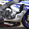 スポーツランドSUGOで公開された「team R1 & YAMALUBE」YZF-R1M