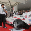F1日本GP会場にスーパーフォーミュラのマシンが登場