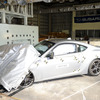 衝突安全テスト後のアメリカ向けBRZ
