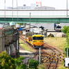 名古屋港駅で見かけた在来線用レール運搬気動車「キヤ97系」