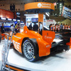 タイコエレクトロニクスジャパンは、アンドレッティ・フォーミュラーEテストカーを展示し、同車に採用されているTE Connectivityのコネクタなどを紹介（CEATEC JAPAN 2015／幕張メッセ／10月7～10日）