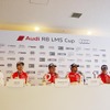 Audi R8 LMS CUP 第10戦の優勝会見