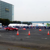 まるで遊園地のアトラクションのような盛り上がりをみせる、東京モーターフェス2015 with みんモー（10月10・11日、東京・青海）