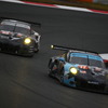 LMGTE-Amクラス優勝の#77 ポルシェ（手前）。