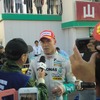 優勝インタビューを受けるロッテラー。