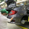 カナダのHCMで量産が開始された新型 ホンダ シビック セダン