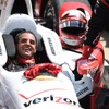 今年のインディ500を制したモントーヤ。