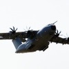 横田基地を離陸するエアバスA400Mアトラス。