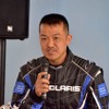 ラリードライバーでPOLARIS契約ドライバーの新堀忠光氏。