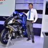 Yamaha Motor Ventures & Laboratory Silicon Valley Inc.のHiroshi Saijou 氏とMOTOBOT（東京モーターショー15）