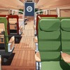 「丹後の海」の車内イメージ。KTR8000形「タンゴ・ディスカバリー」を改造する。
