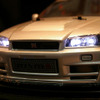 LEDでピカピカ…プラモデルラジコンショー06