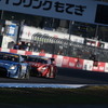 #12 GT-R（前）は決勝4位だった。タイトル獲得ならず。