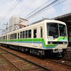 叡山電鉄は来年2月から無人駅での乗車方法を変更。車内で整理券を取る方式から駅で乗車駅証明書を取る方式に変わる。写真は叡山本線の元田中駅。