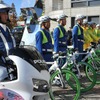 警視庁「BEEMS」、4警察署と自転車の安全な乗り方を訴える（足立区）