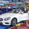 メルセデスベンツのドイツ・ジンデルフィンゲン工場で生産が開始された新型Sクラス カブリオレ