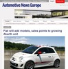 新型 フィアット124 スパイダーのアバルト版によるWRC参戦の可能性を伝えた『オートモーティブニュース』