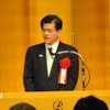 自動車工業団体新春賀詞交歓会で挨拶する石井啓一国交相（5日・品川区）