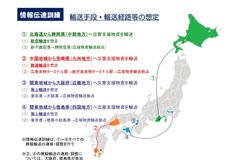 南海トラフ地震を想定した災害支援物資運搬、国土交通省が訓練 12月9日 画像