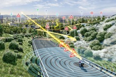 【CES 2017】コンチネンタル、二輪車にも「eHorizon」…進路上の障害を検知 画像