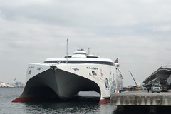 高速船「ナッチャンWorld」、横浜港に7年ぶり寄港で一般公開も実施 画像