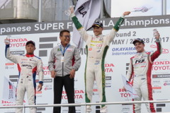 【スーパーフォーミュラ 第2戦】スタートで逆転、ロッテラーがレース1を制す…TOM'Sチーム2連勝 画像