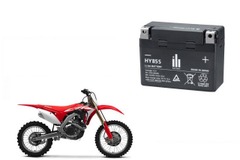 エリーパワー、二輪車始動用リチウムイオンバッテリーを ホンダ CRF450R/RX に供給 画像