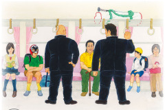 列車内でプロレス観戦…山形鉄道で「ローカル線プロレス2017」 10月14日 画像