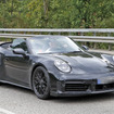 ポルシェ 911 ターボカブリオレ 新型スクープ写真