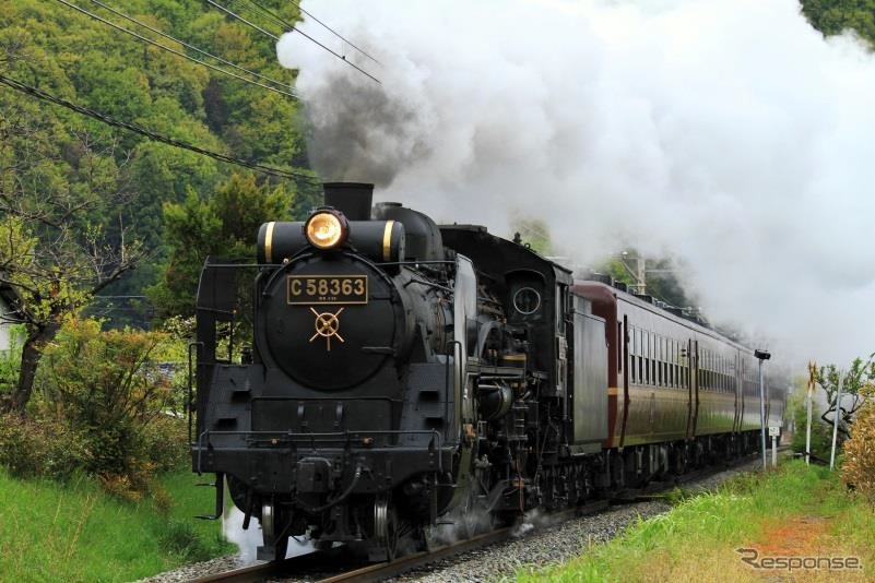 9月27日に不具合が判明した秩父鉄道のC58 363。