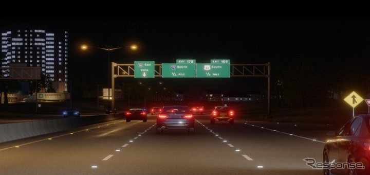 エヌビディアのDRIVE Constellationプラットフォームのイメージ