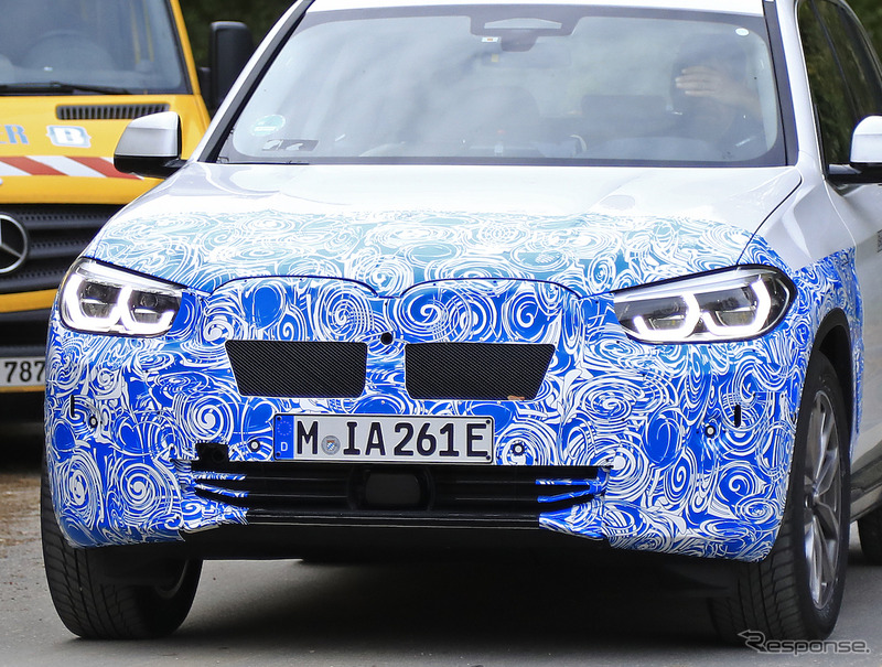 BMW iX3 スクープ写真