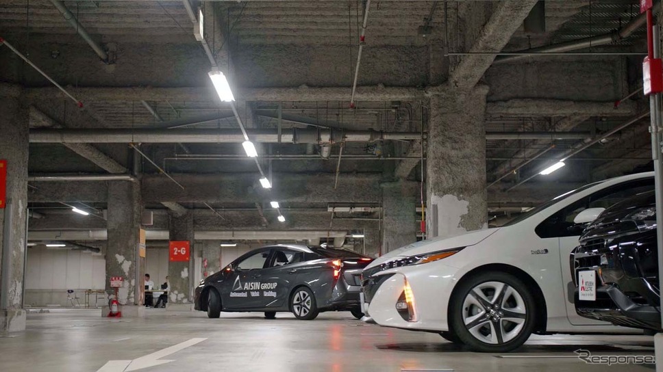 自動バレーパーキング実証実験に参加したのはトヨタ自動車、アイシン精機、三菱電機の3社