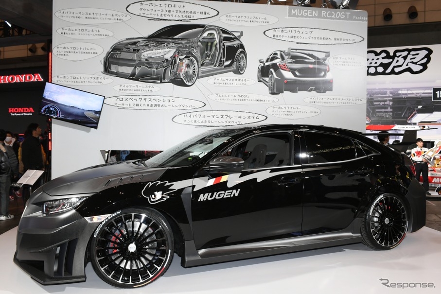 無限 CIVIC TYPE R MUGEN RC20GT Package Pre Production MODEL（東京オートサロン2019）