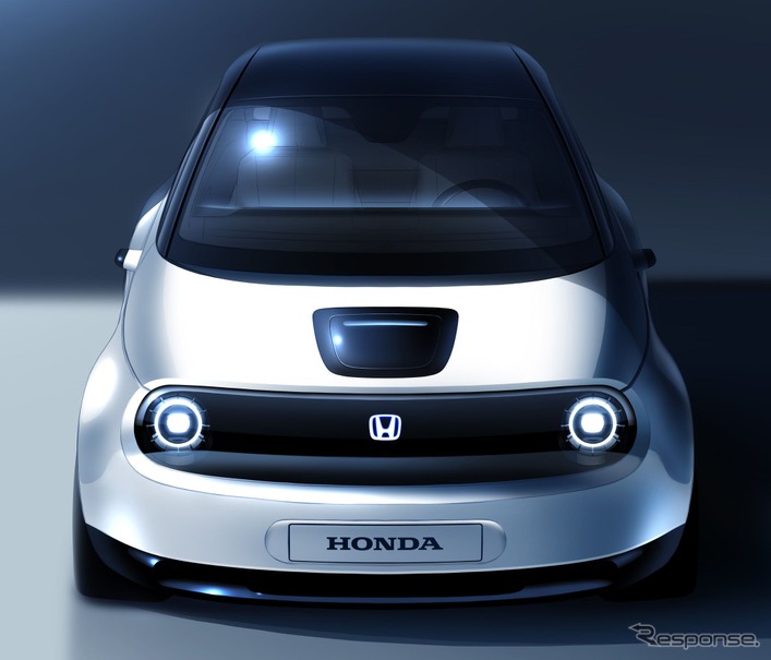 ホンダの新型EVのプロトタイプのイメージスケッチ