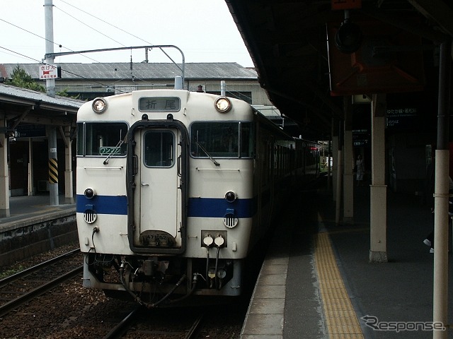 現在は原田線で運用されているJR九州のキハ40系気動車。