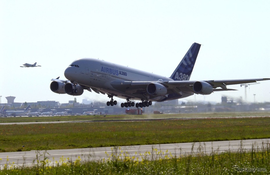 エアバスA380の初飛行（2005年）