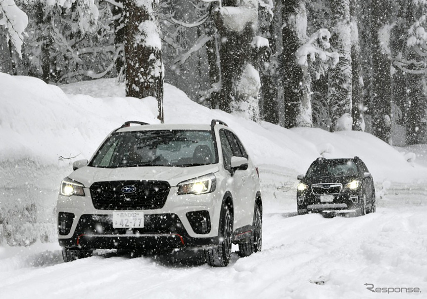 スバル フォレスター アドバンス（e-BOXER）でスバルAWDの故郷、山形を雪上ドライブ