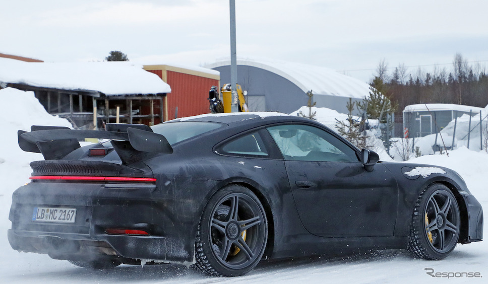 ポルシェ 911 GT3 スクープ写真